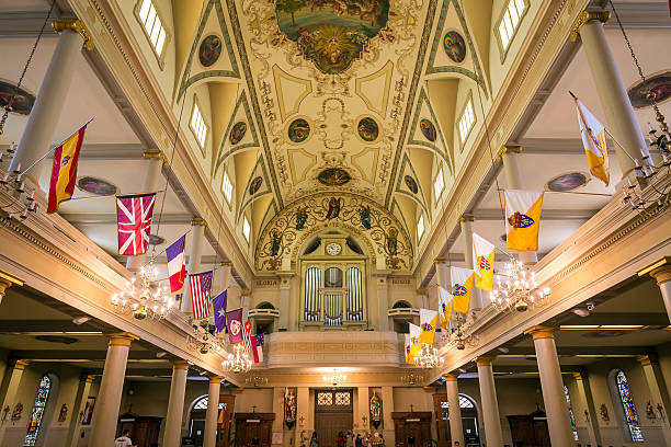 istock Interior of St. Louis Cathedral in Jackson Square New Orleans 578555902