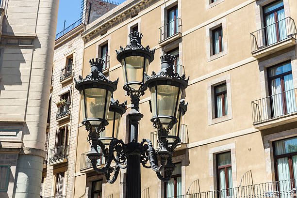 istock Classic lamppost in Les Rambles of Barcelona 578563742
