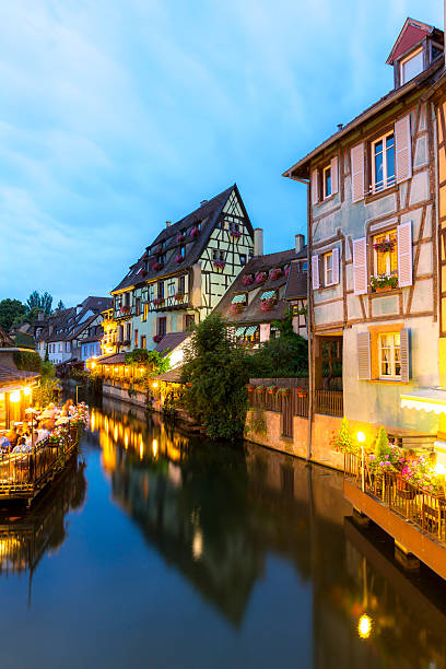 Colmar city France Night