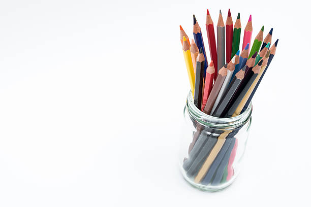 istock Colorful pencils in bottle 578569254