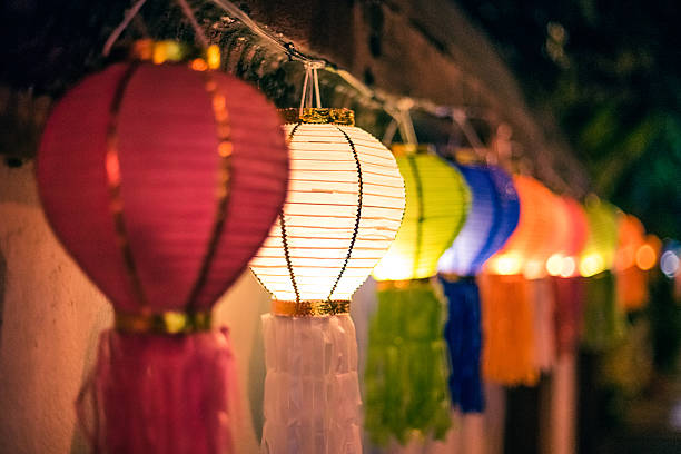 istock Lanterns in festival 578569398