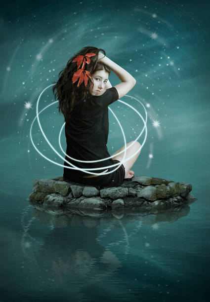 istock Girl surrounded by stars 578570704