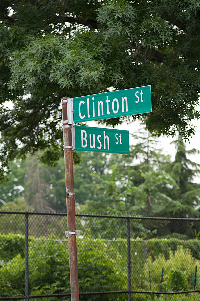 Clinton and Bush Streets in Brooklyn, New York