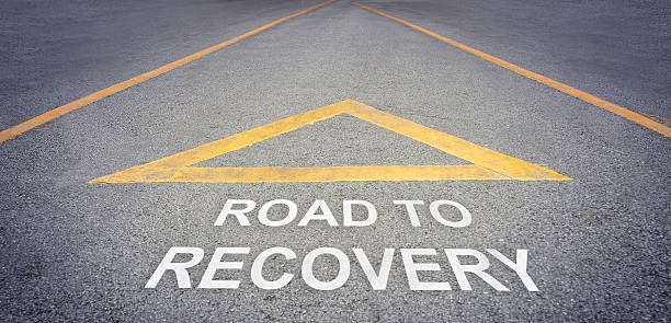 istock Road to recovery direction concept 578574774