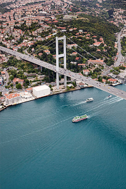 istock Aerial view of Istanbul. Bosphorus Bridge 578576110