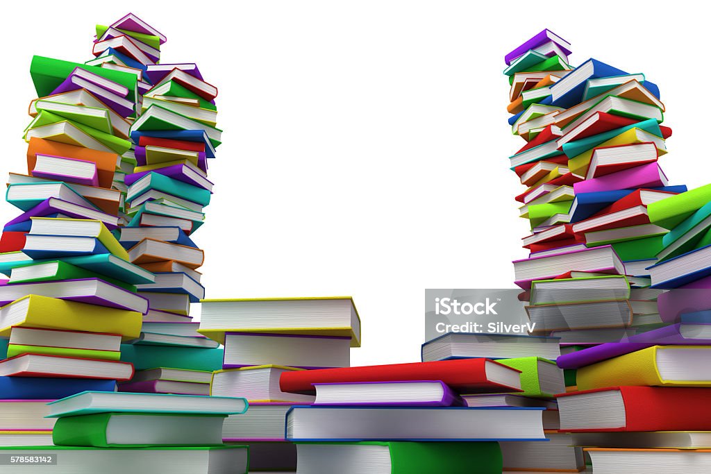 Stacks of books Back to School Stock Photo