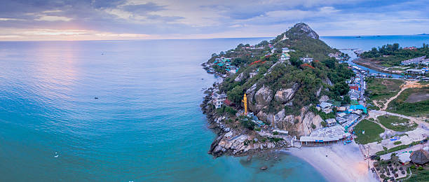 istock golden big Buddha in front the cliff 578584522