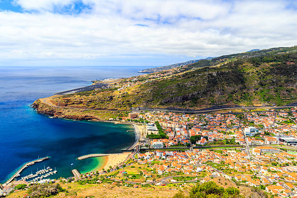 istock View from Pico do Facho viewpoint over the Machico valley 578584830