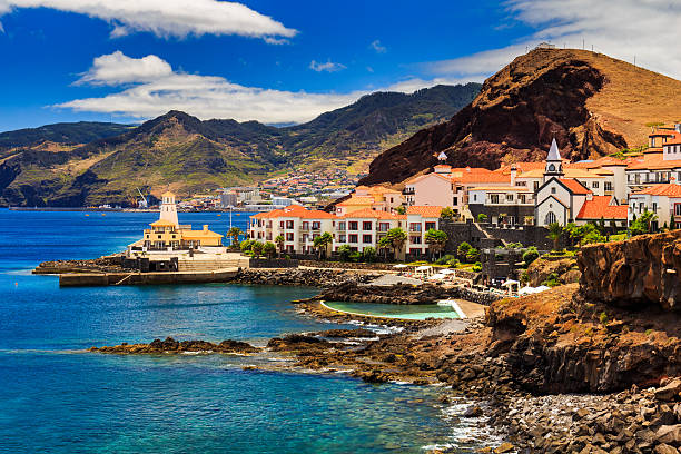istock Beautiful view of a small town Canical, Madeira 578587270