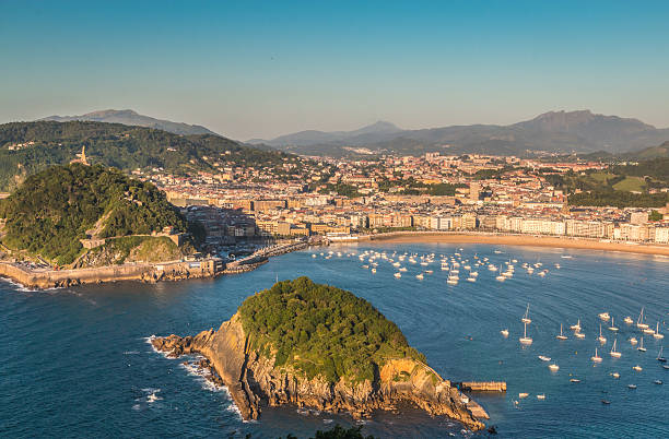 istock Panoramic view of San Sebastian in Basque Spain 578587380