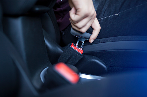 Seat Belt close-up view