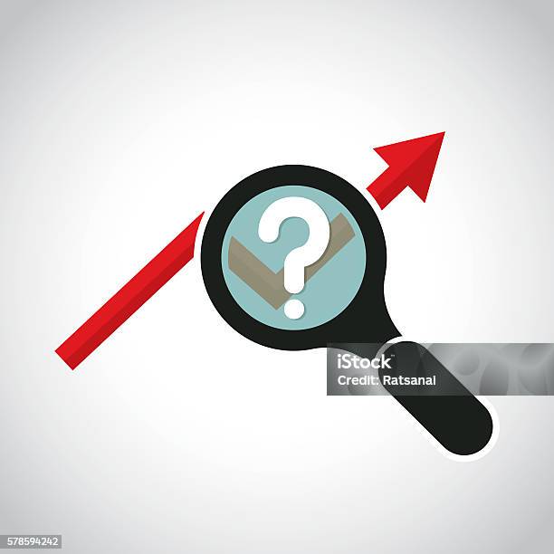 Problem Searching Stock Illustration - Download Image Now - Arrow ...