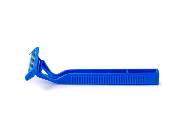 istock Blue shaver isolated on white background 578594668