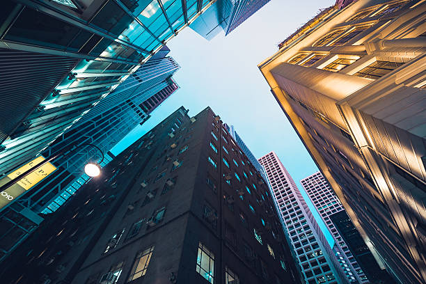 istock Commercial Building in Night 578594942