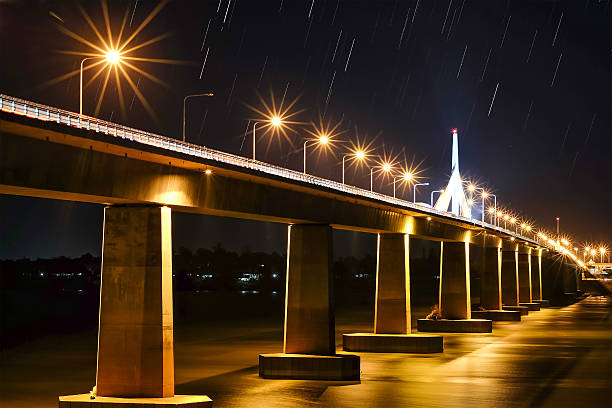 istock Thailand, Laos Friendship Bridge on the River 578595794