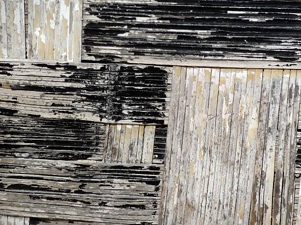 istock Abstract texture background of native thatching on island hut. 578596530
