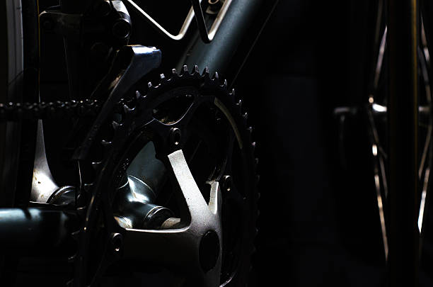 istock low key black and white silhouette of bicycle black background 578599452