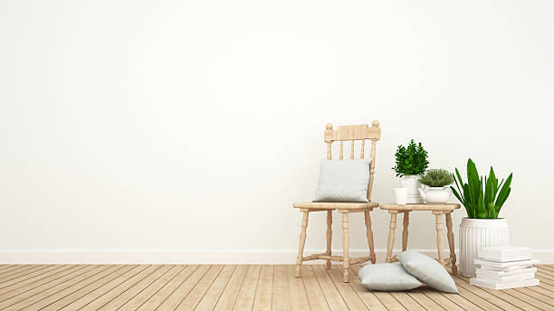 istock living room or library room and indoor garden - 3D Rendering 578600738
