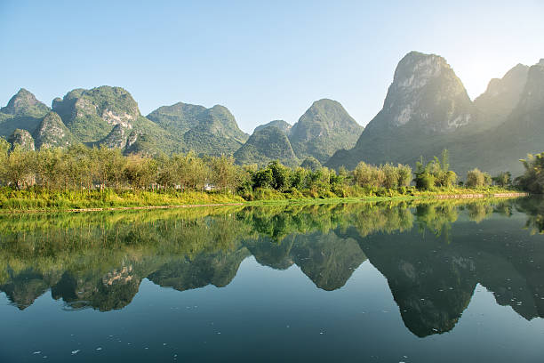 istock Typical landscape in Yangshuo Guilin, China 578796158