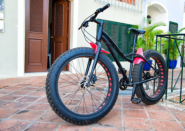 istock sport bicycle with rubber wheels 578797234