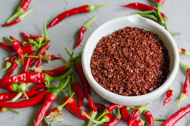 istock Chili pepper on the gray background. Hot spicy pepper 578802936
