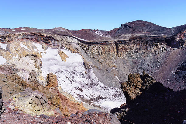 istock Crater on the top of Mount Fuji 578803164