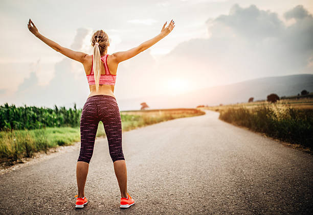 istock Fitness blonde woman 578804032
