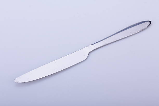 istock Tablewears spoon and knife on white background is isolated 578806190