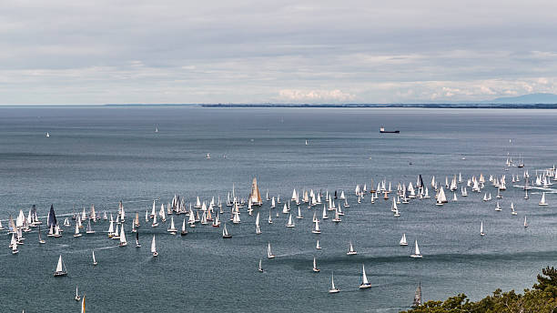 istock Barcolana regatta of Trieste 578806816
