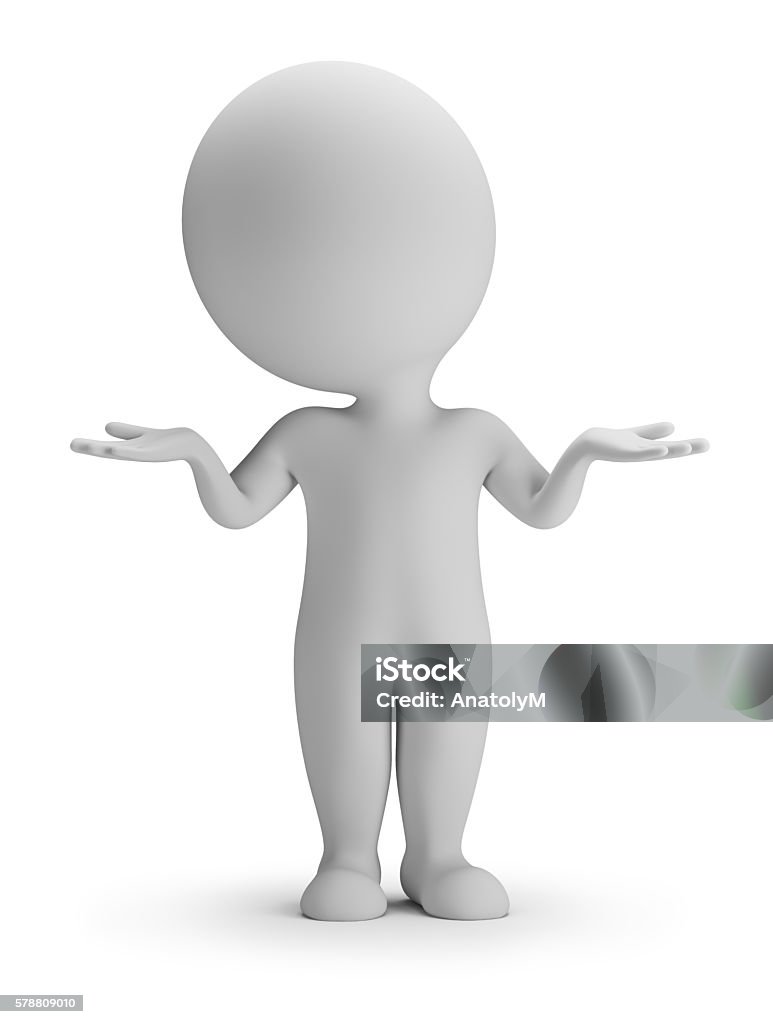 Người Nhỏ 3d Bối Rối Hình ảnh Sẵn có - Tải xuống Hình ảnh Ngay bây ...