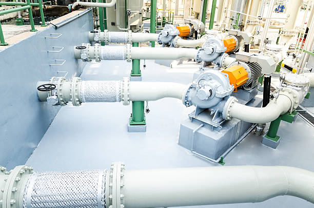 istock Electric motors driving water pumps 578811836