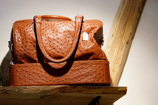 ostrich leather bag
