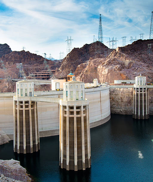 istock Drought effect visible on Hoover Dam Lake Mead 578813554