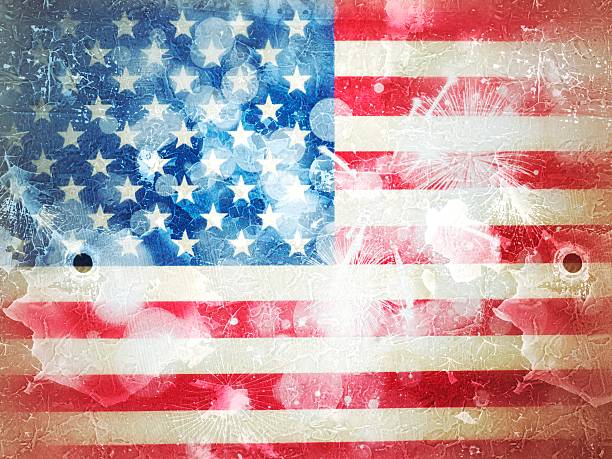 istock American flag grunge background, elections USA 578814146