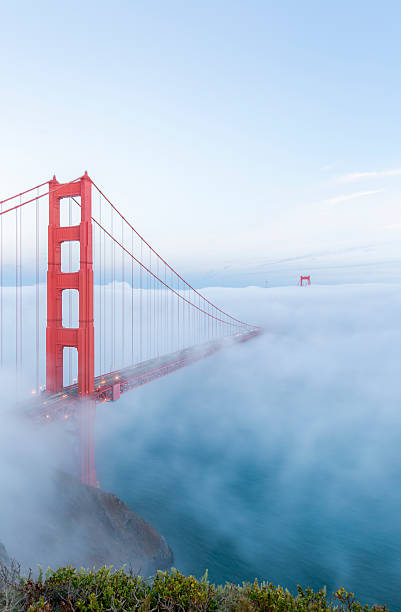 istock Golden Gate Bridge with low fog, San Francisco 578819324