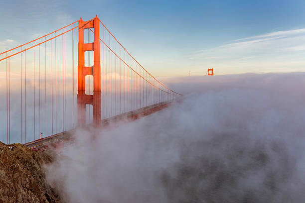 istock Golden Gate Bridge with low fog, San Francisco 578821838