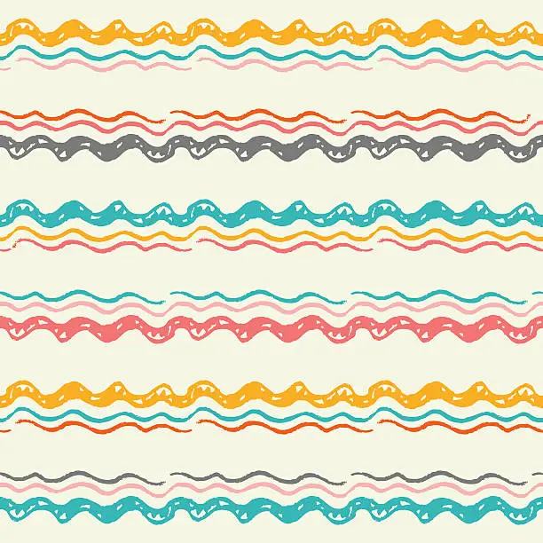 Vector illustration of Abstract Tribal seamless pattern.