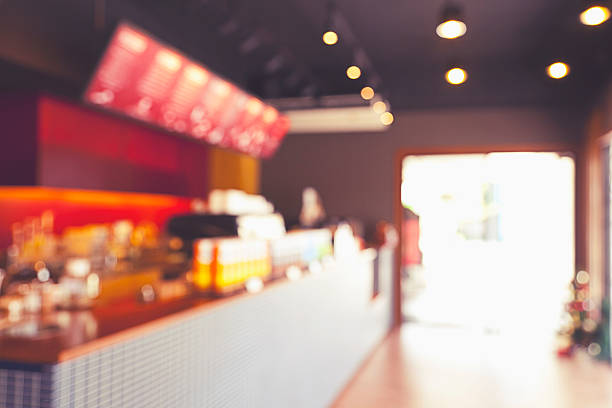 istock Blurred background of coffee shop 578823458