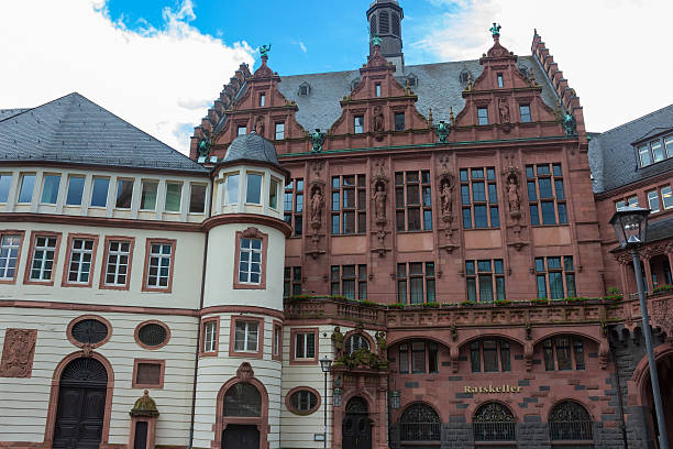 istock Typical architecture in Frankfurt am Main old town in Germany 578824508