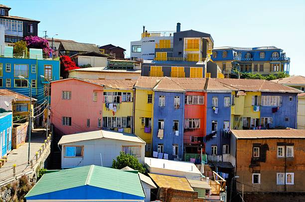 istock Colorfull houses in Valparaiso 578825536