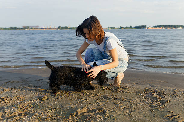 istock brunette travels on the beach 578828260