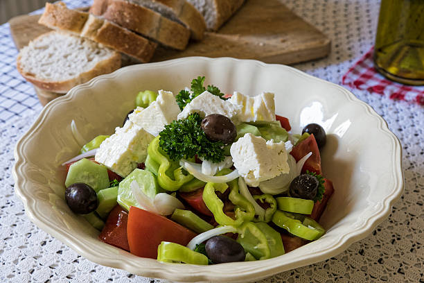 istock Traditional greek salad 578828378