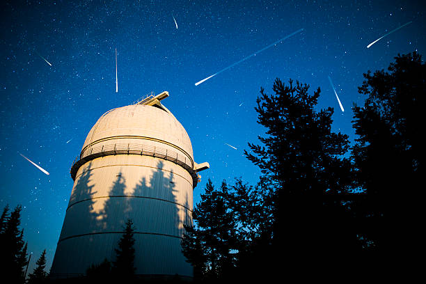istock Astronomical Observatory under the night sky stars. Vignette 578830122