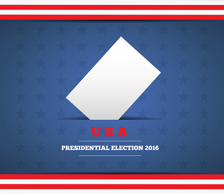 USA presidential election background