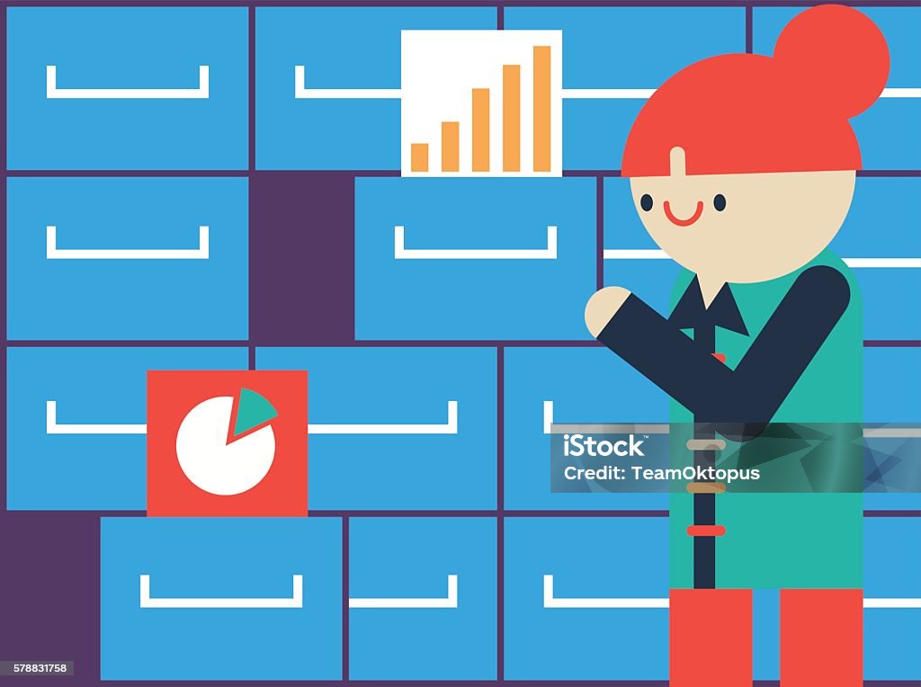 Filing Notes Vector Filing Documents Stock Illustration - Download Image Now - Filing ...