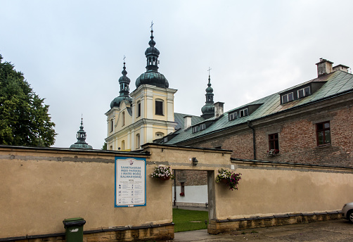 Sanctuary and the Franciscan monastery in Kalwaria Paclawska  in southeastern Poland