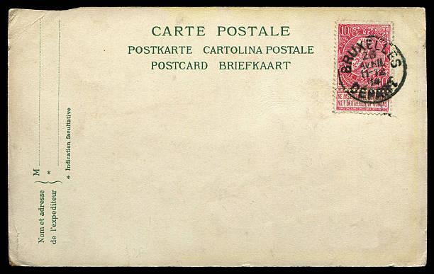 istock vintage postcard from Belgium 578835104