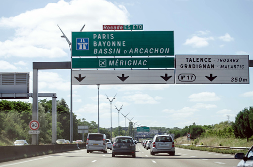 The A630 autoroute is a motorway in south west France. It is the bypass for Bordeaux, also called Rocade, and forms part of the European routes E5 E70. It has 2 lanes each way and currently is being widened to 3 lanes.