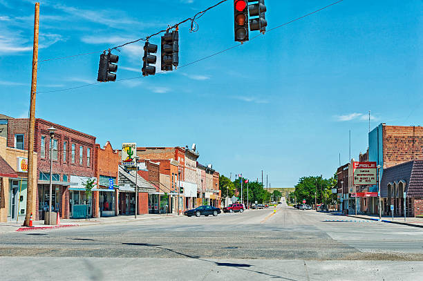 istock Chadron Nebraska Main Street views 578836182