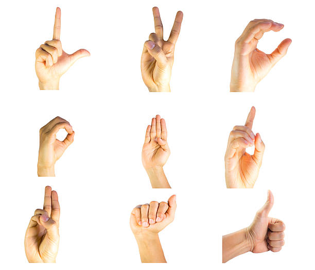 istock Finger Spelling The Alphabet In American Sign Language (ASL). 578837114